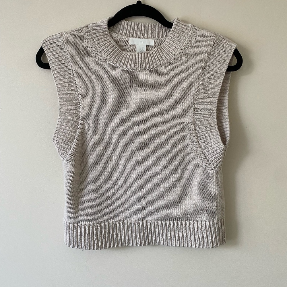 H&M Beige Knit Top